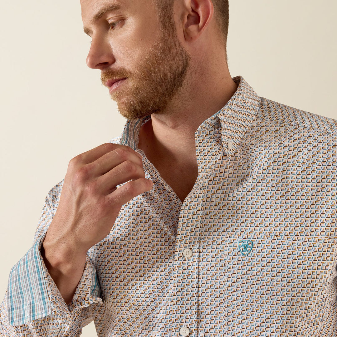 Wrinkle Free Coleson Fitted Shirt from Ariat - High Call Outfitters
