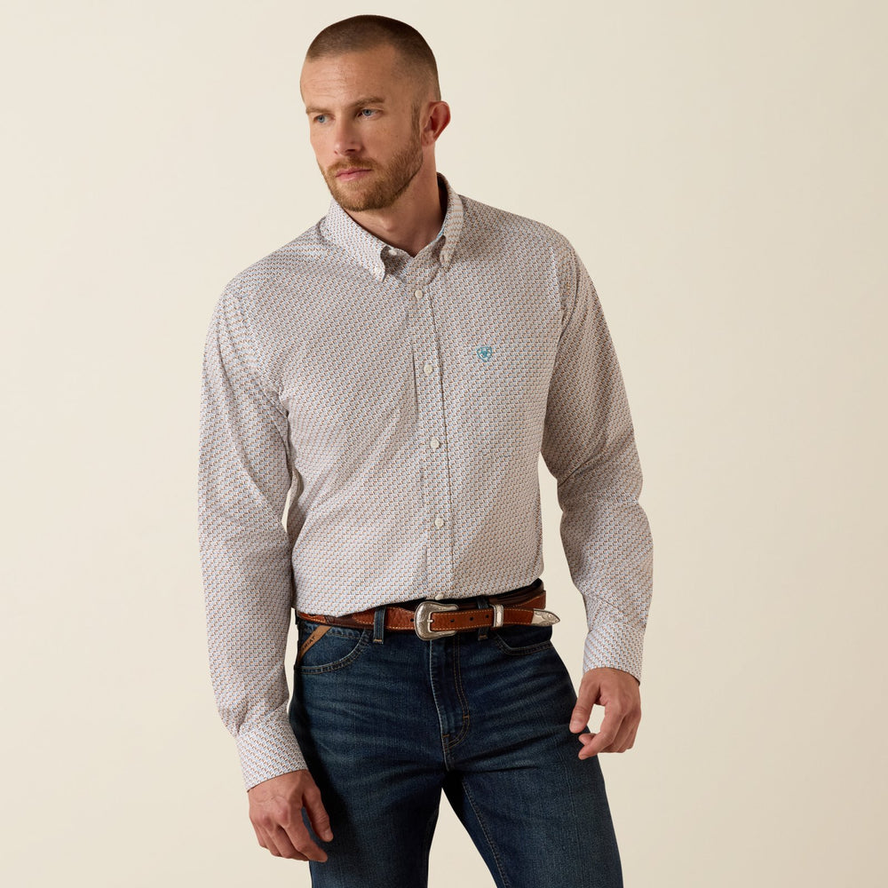Wrinkle Free Coleson Fitted Shirt from Ariat - High Call Outfitters