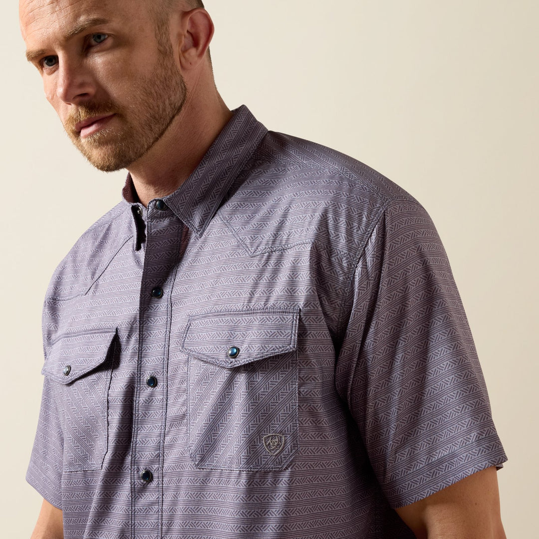Printed Western VentTEK Classic Fit Snap Shirt from Ariat - High Call Outfitters