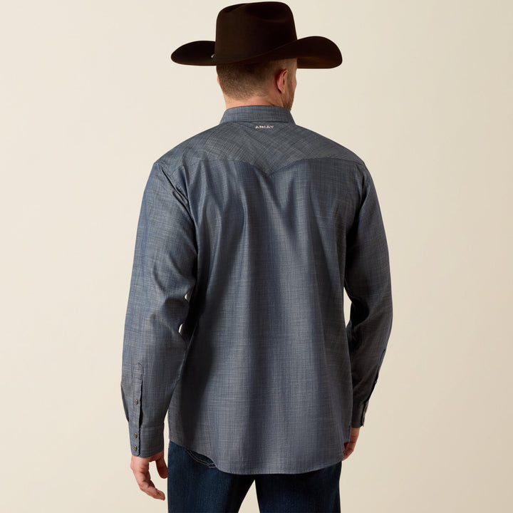Wrinkle Free Refined Slub Classic Fit Shirt from Ariat - High Call Outfitters