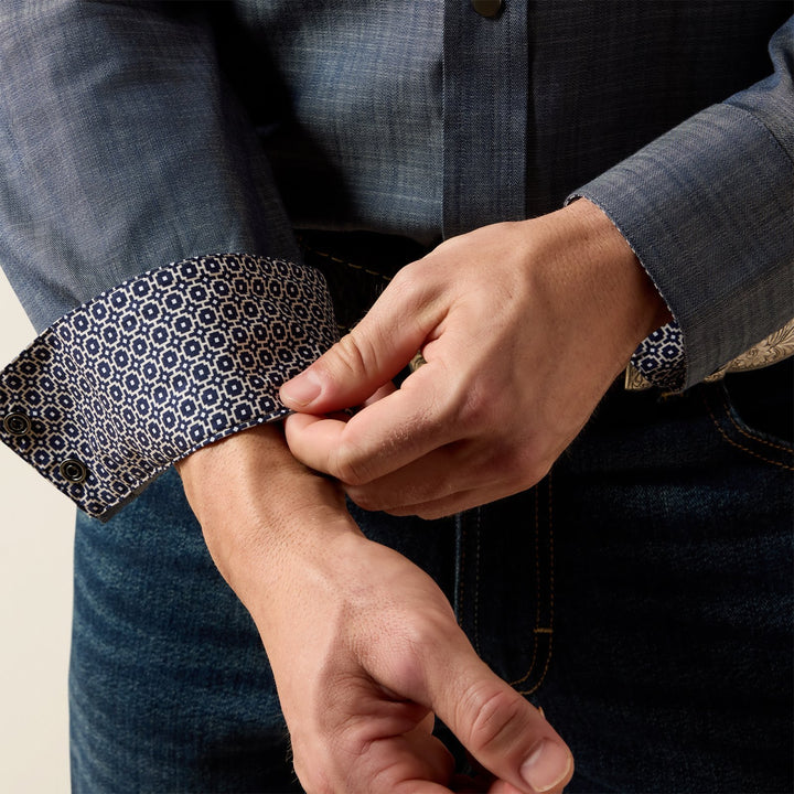Wrinkle Free Refined Slub Classic Fit Shirt from Ariat - High Call Outfitters
