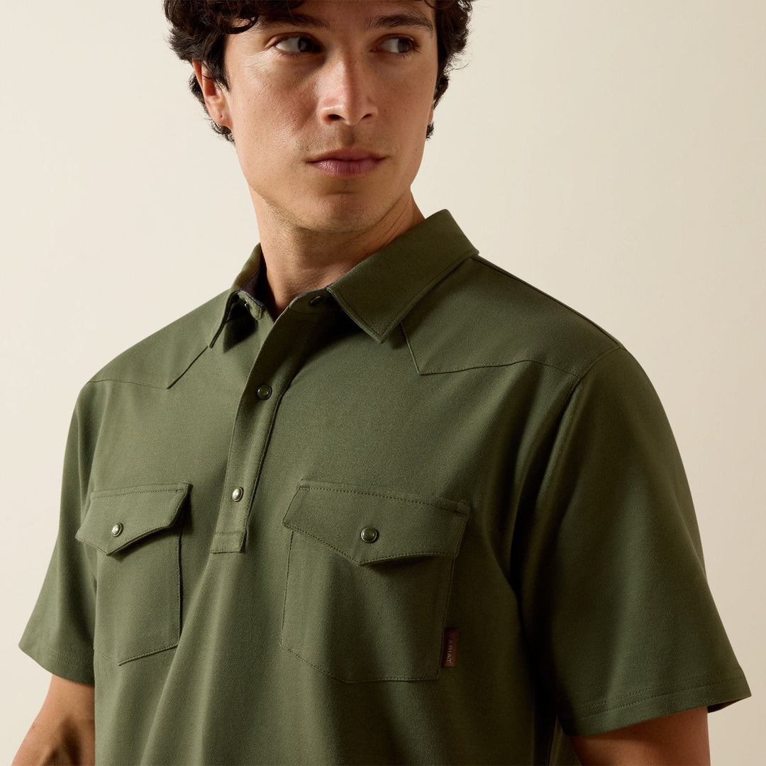 Retro Western Snap Polo from Ariat - High Call Outfitters