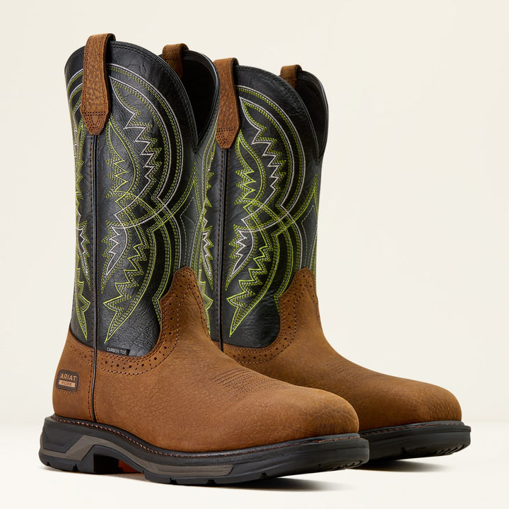WorkHog XT Coil Wide Square Toe Carbon Toe Work Boot from Ariat - High Call Outfitters