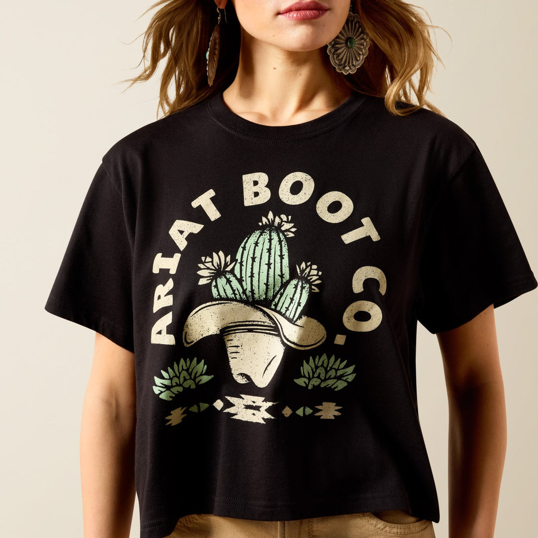 Cacti Cowboy Hat Tee Shirt from Ariat - High Call Outfitters