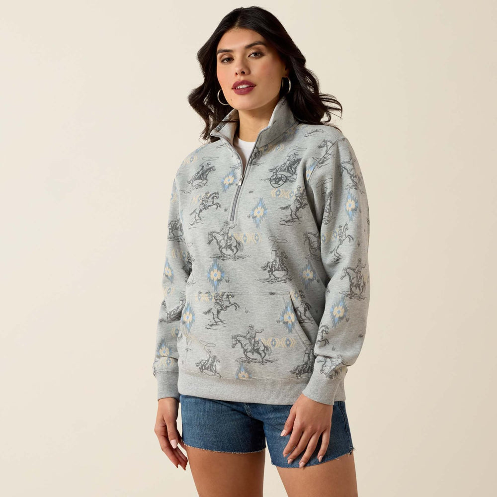 Sapphire 1/2 Zip Sweatshirt from Ariat - High Call Outfitters