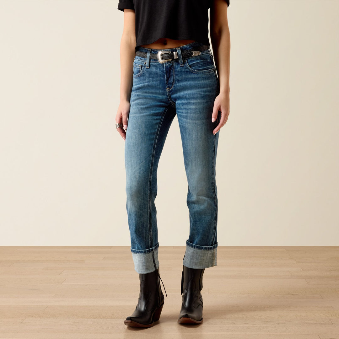 Perfect Rise Silvie Straight Leg Crop Jeans from Ariat - High Call Outfitters