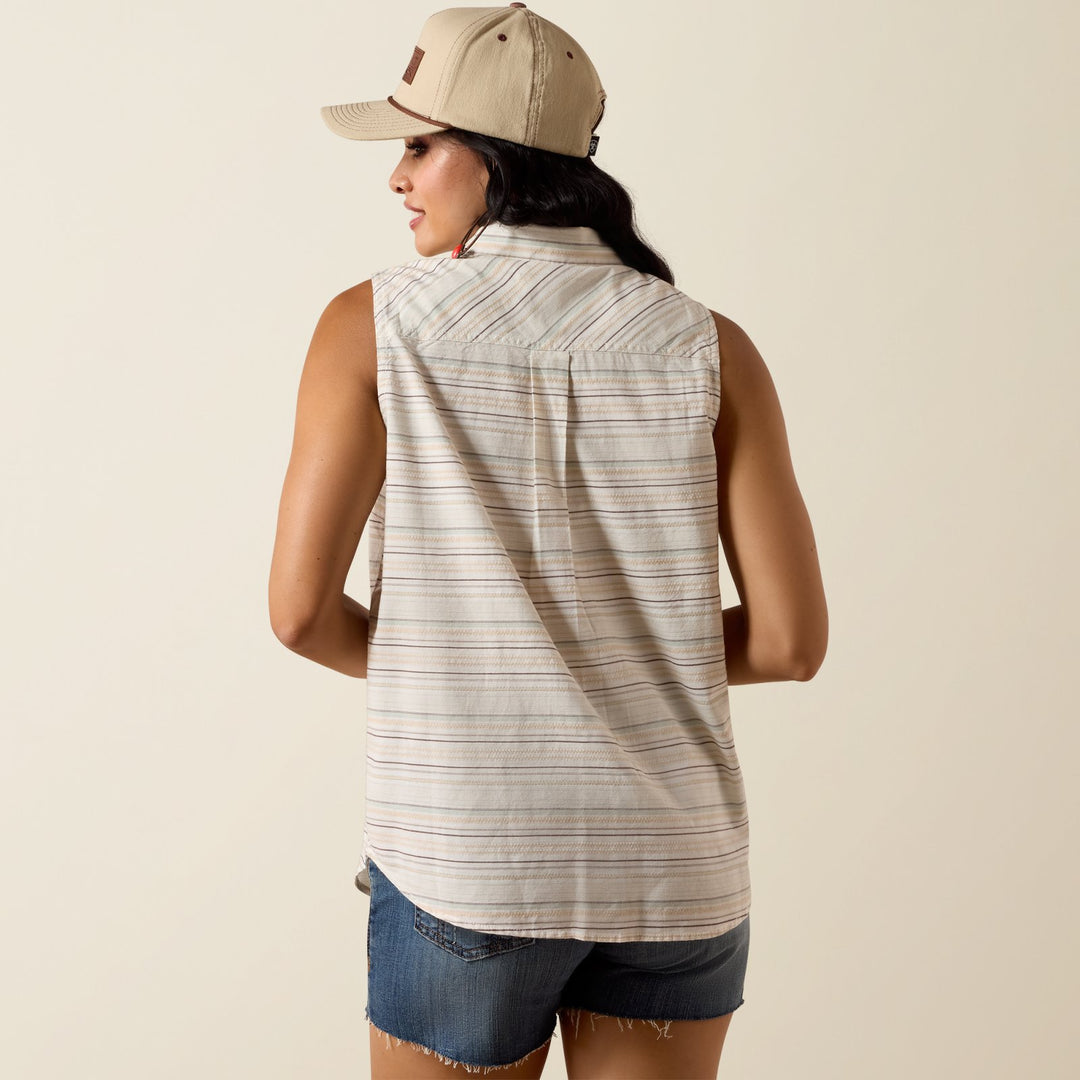 Billie Jean Sleeveless Stripe Shirt from Ariat - High Call Outfitters