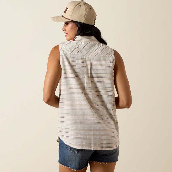 Billie Jean Sleeveless Stripe Shirt from Ariat - High Call Outfitters