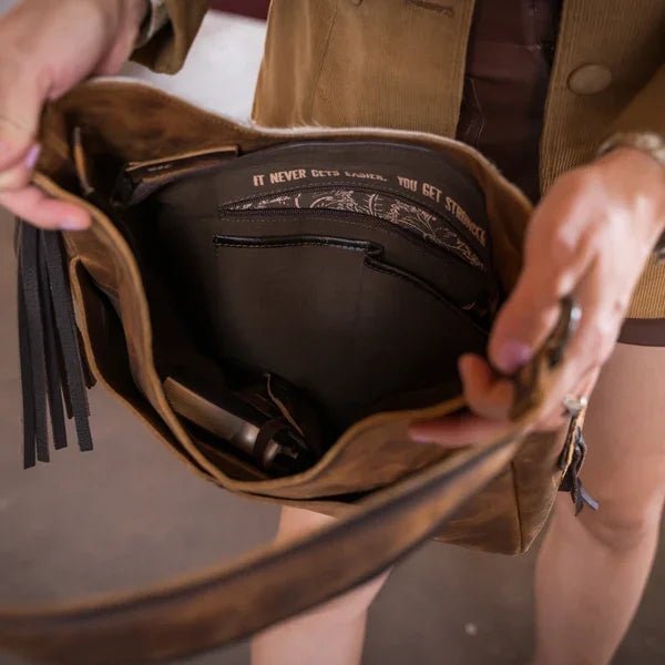 Guadalupe Cowhide Hobo Bag from StS Ranch - High Call Outfitters