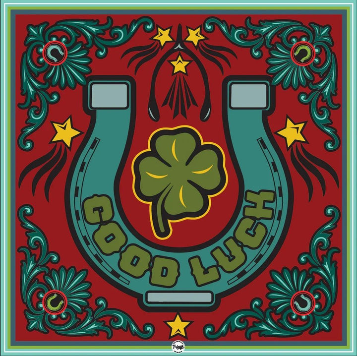 Lucky Horseshoe Bandana from Fringe Scarves - High Call Outfitters