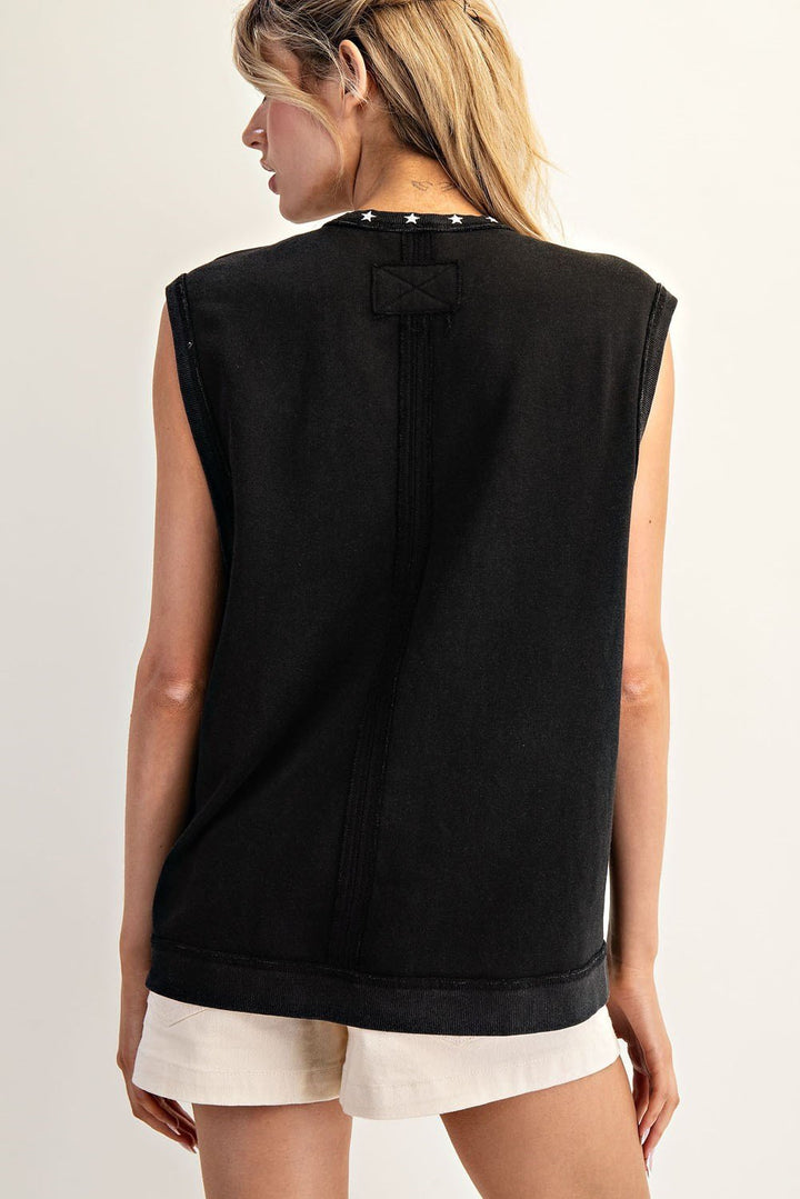 Horseshoe Sleeveless Top