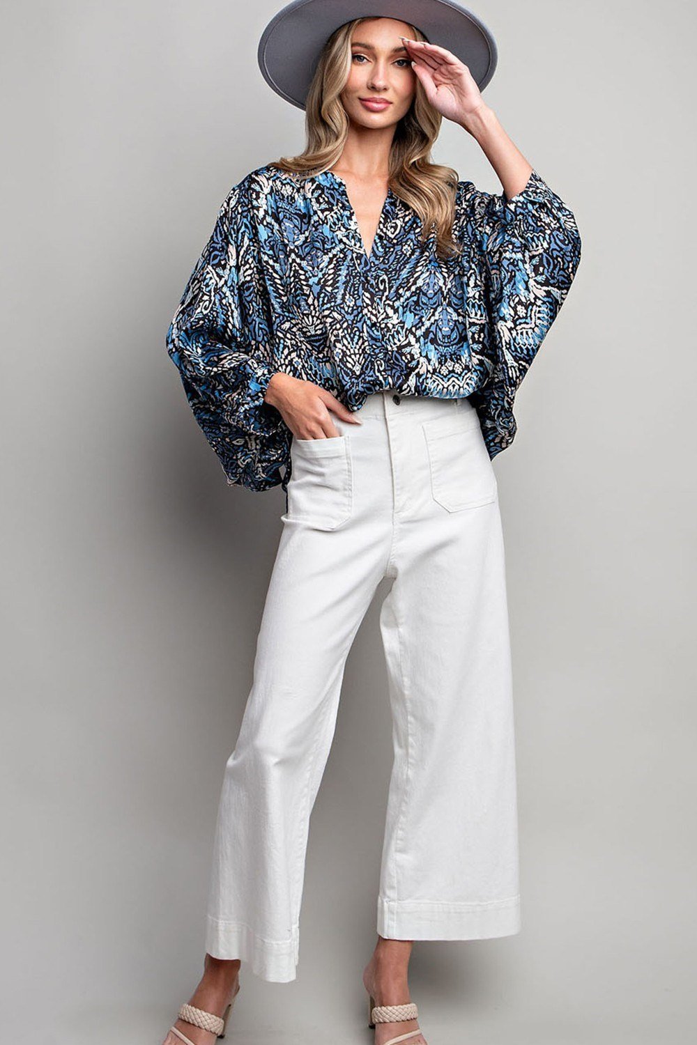 Loose Print Top - High Call Outfitters