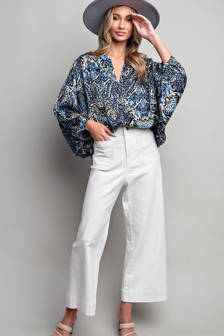 Loose Print Top - High Call Outfitters