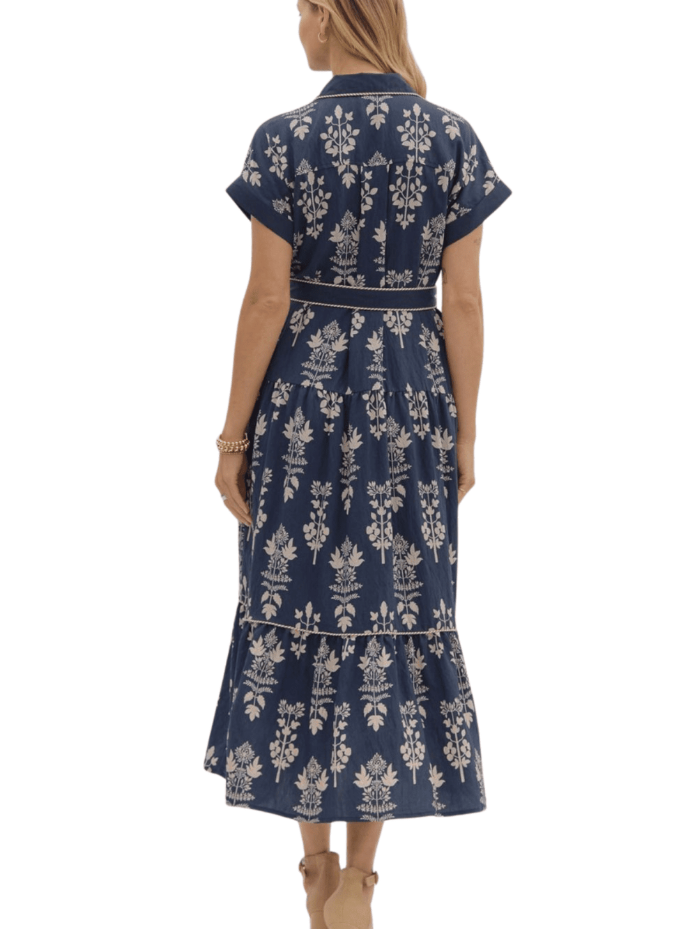Wallpaper Botanical Print Midi Dress - High Call Outfitters