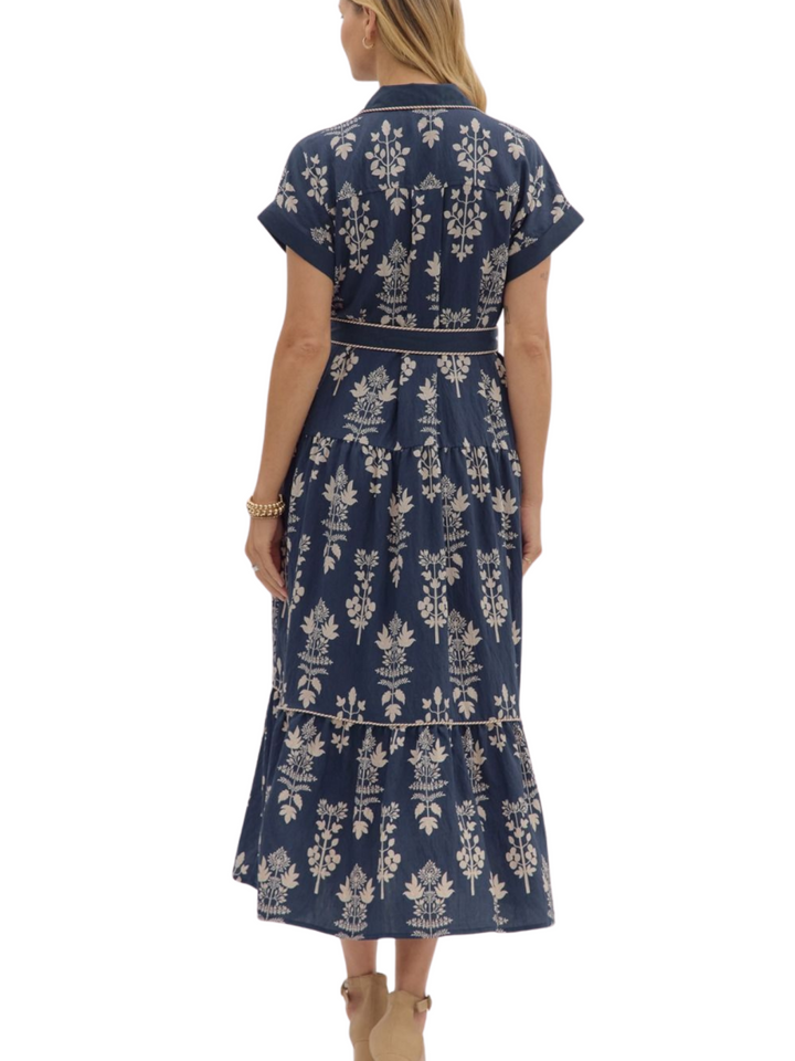 Wallpaper Botanical Print Midi Dress
