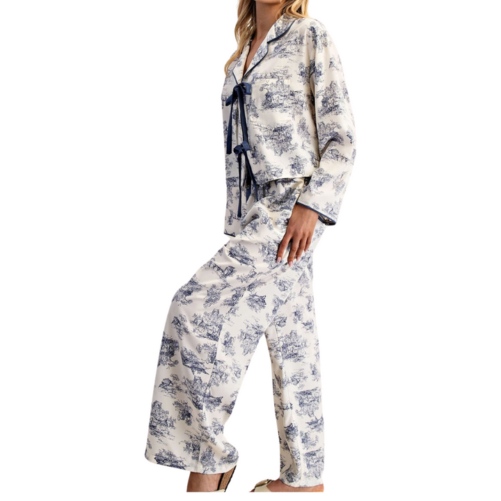 Printed Pajama Set