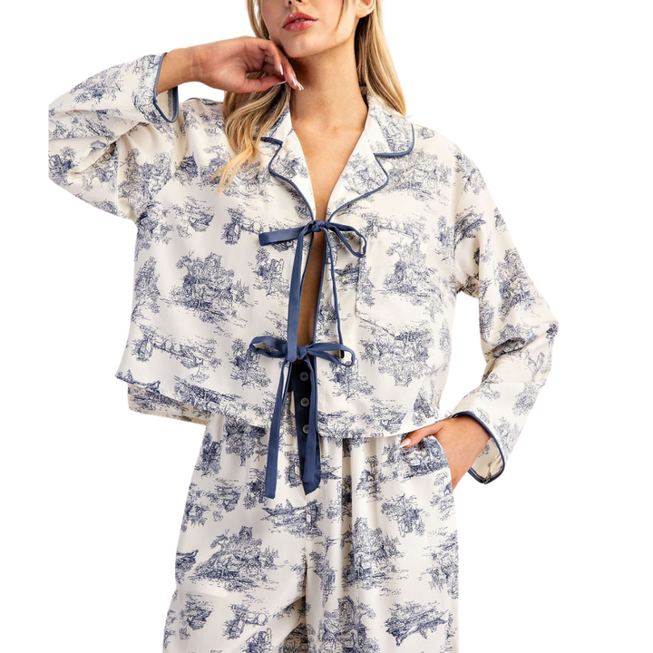 Printed Pajama Set