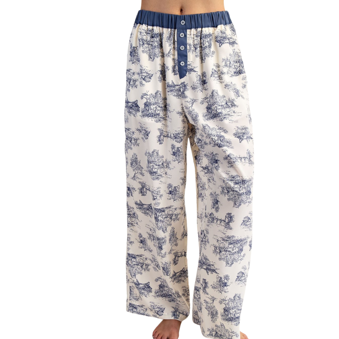 Printed Pajama Set