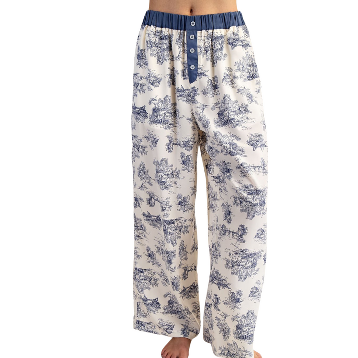 Printed Pajama Set