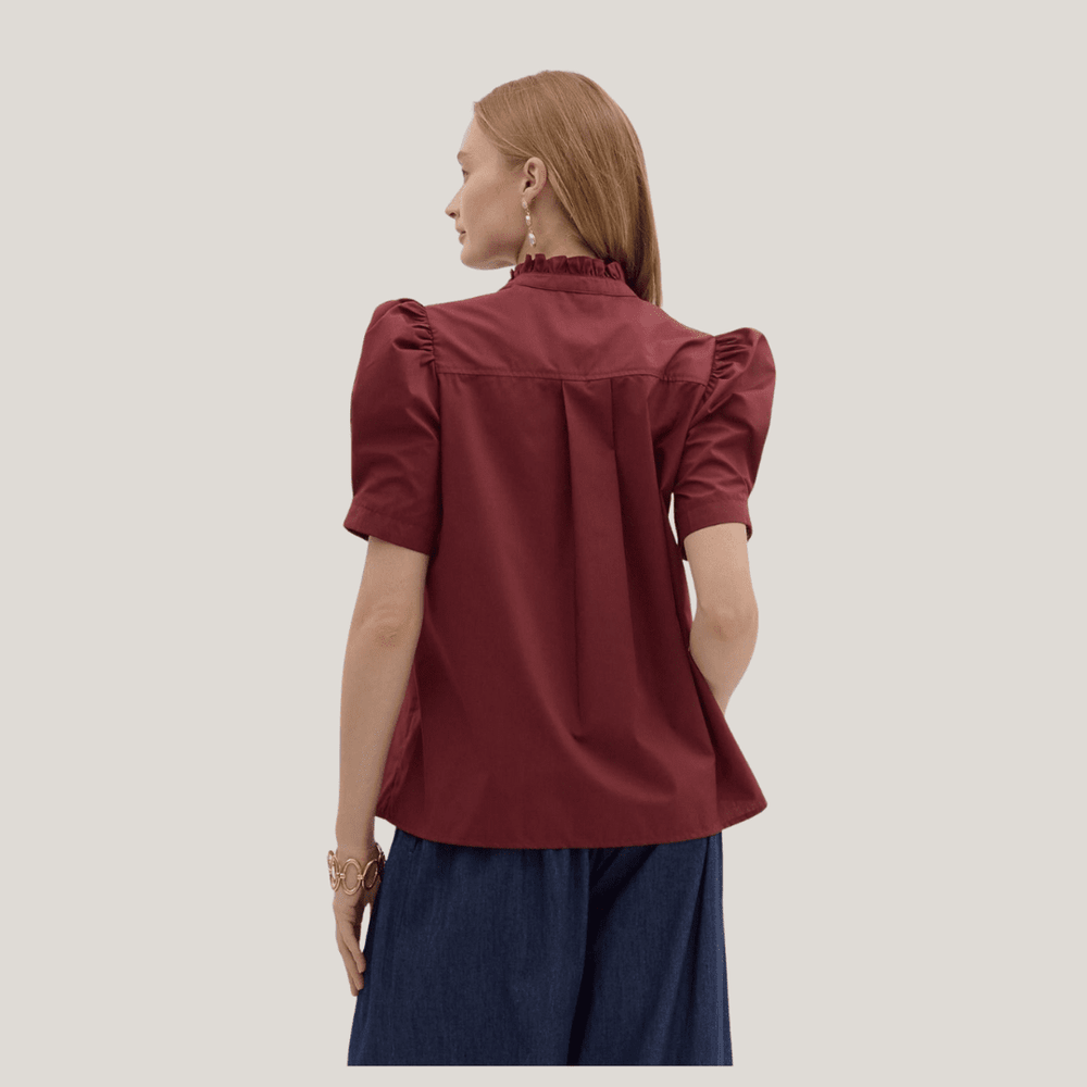Puff Sleeve Top - High Call Outfitters