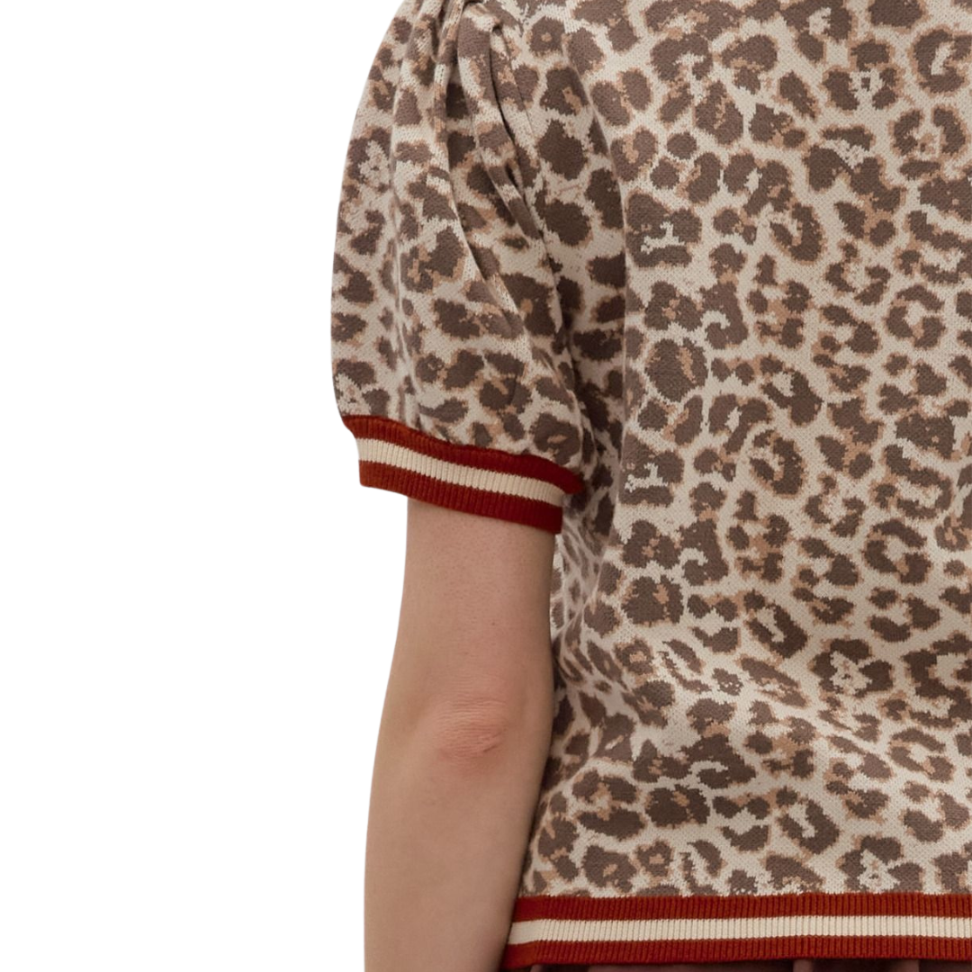 Leopard Print Top