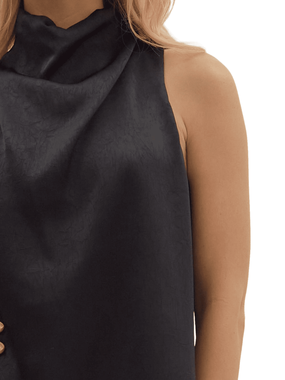 Sleeveless Mock Neck Top - High Call Outfitters