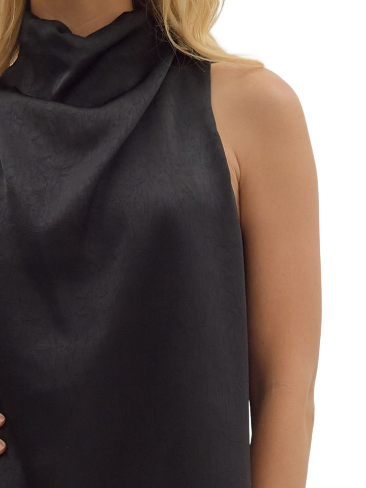 Sleeveless Mock Neck Top