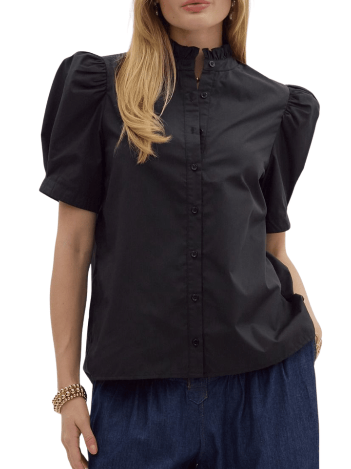 Puff Sleeve Top - High Call Outfitters