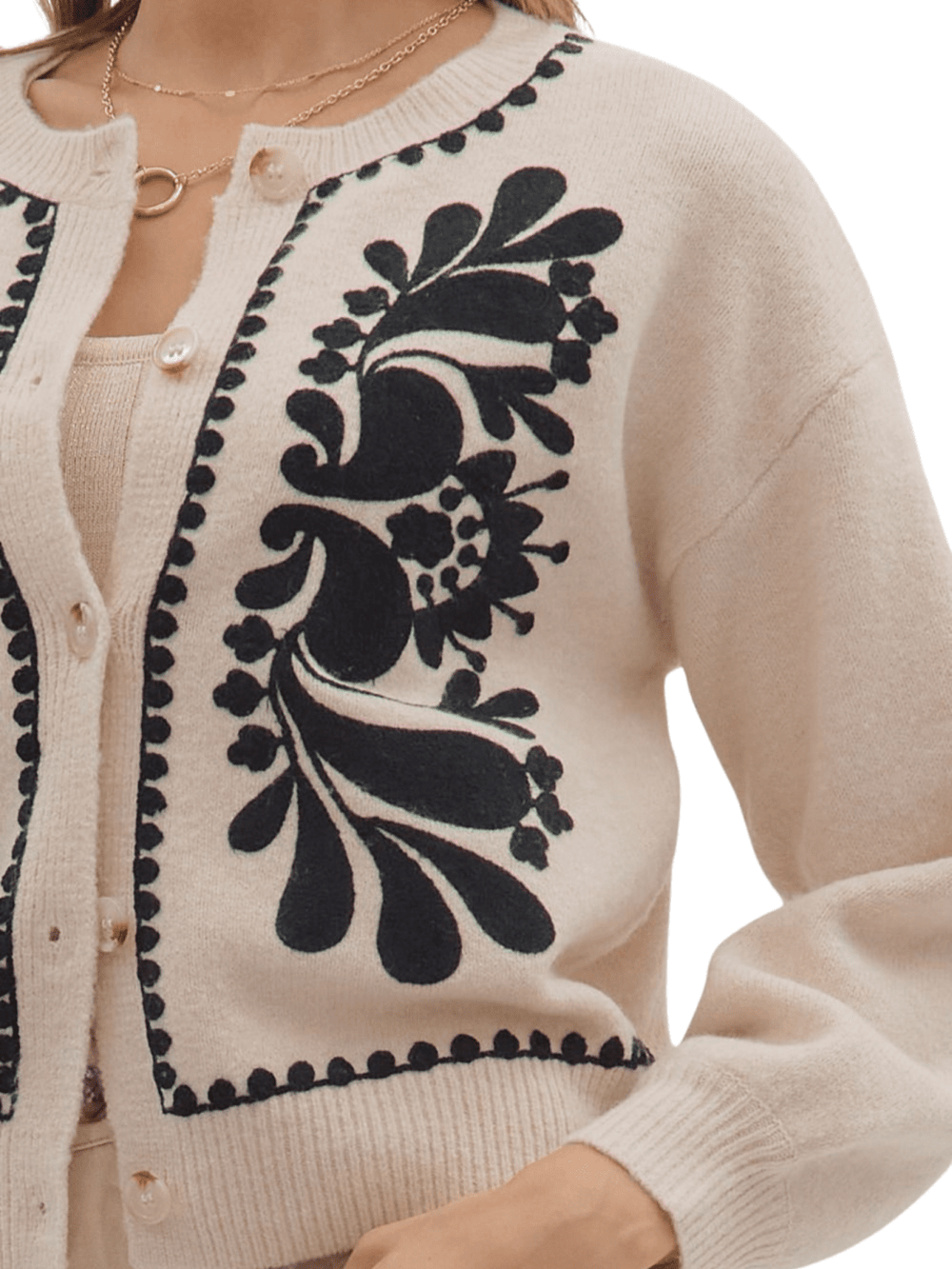 Embroidered Cardigan - High Call Outfitters