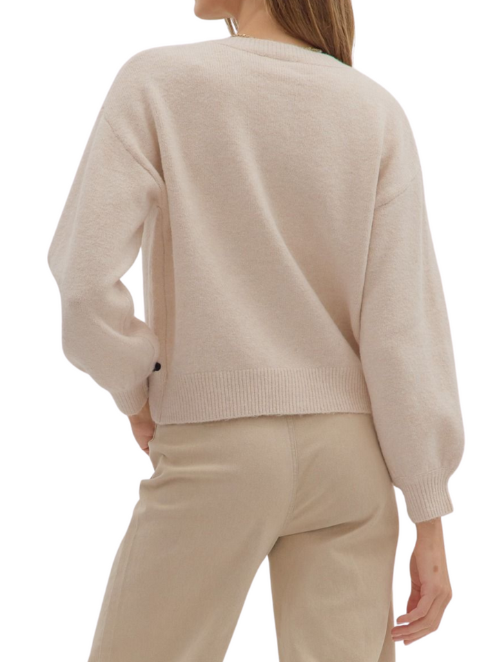 Embroidered Cardigan