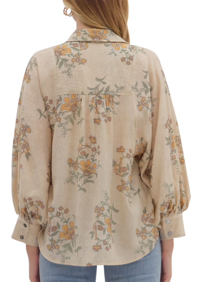 Long Sleeve Floral Top