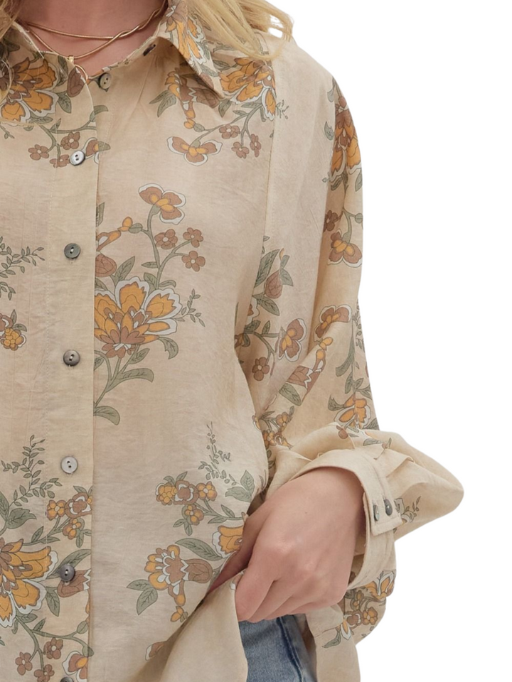 Long Sleeve Floral Top