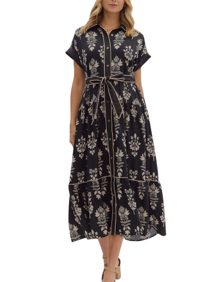 Wallpaper Botanical Print Midi Dress