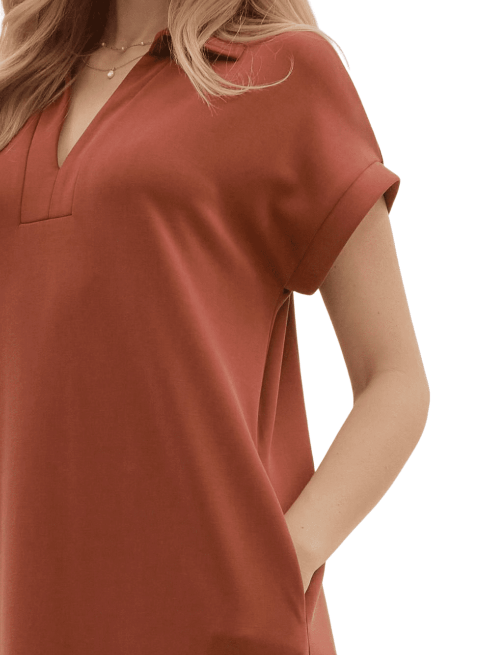 Solid Midi Dress - High Call Outfitters