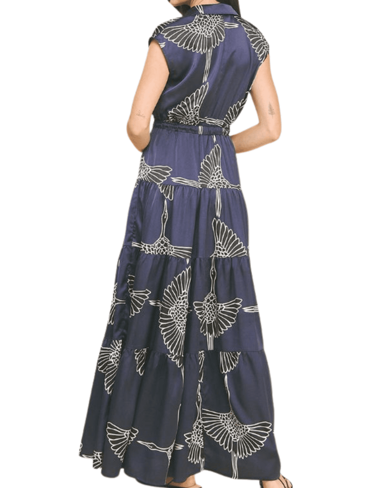 Printed Tiered Dress - High Call Outfitters