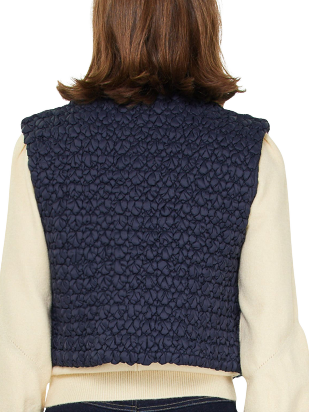 Puckered Quilted Vest