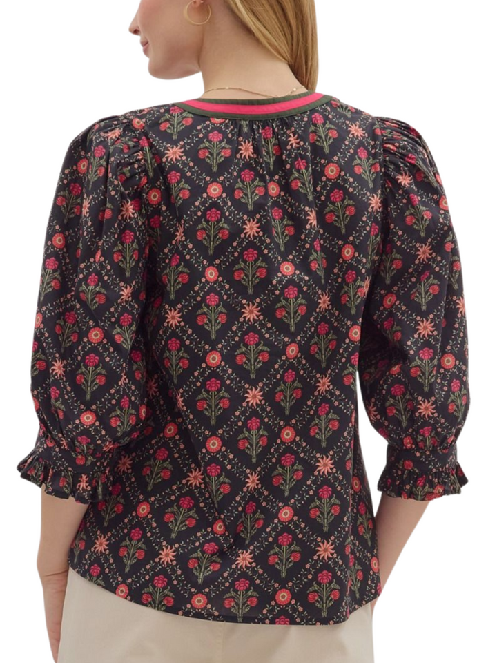 Botanical 3/4 Sleeve Top
