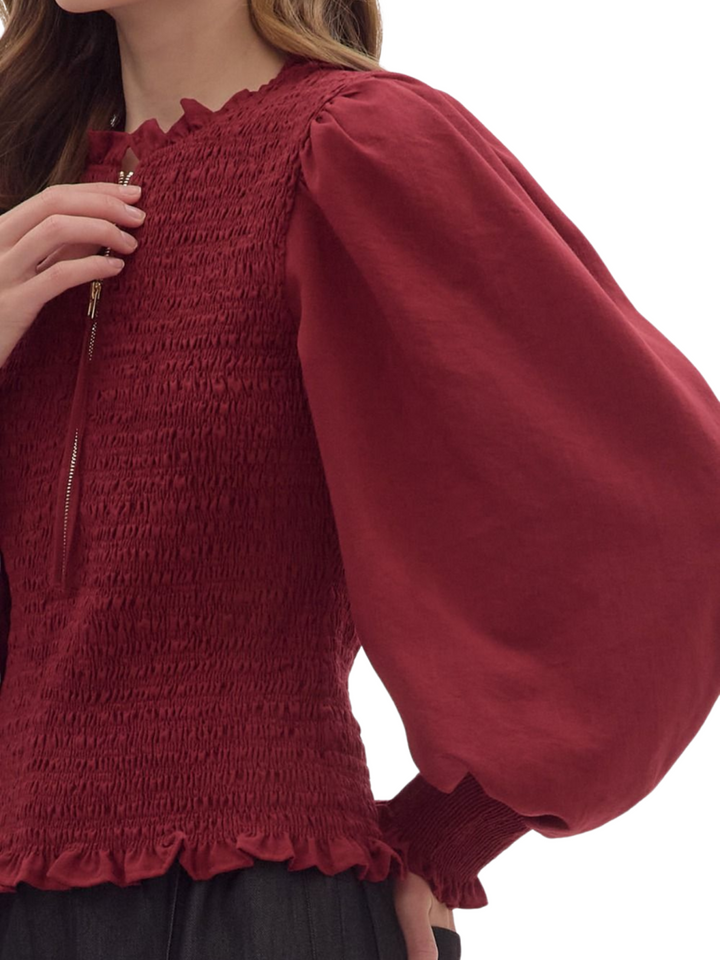 Smocked Bodice Top