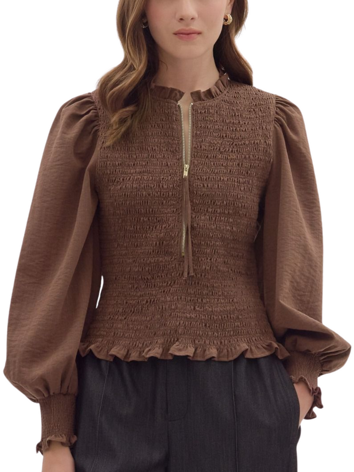 Smocked Bodice Top