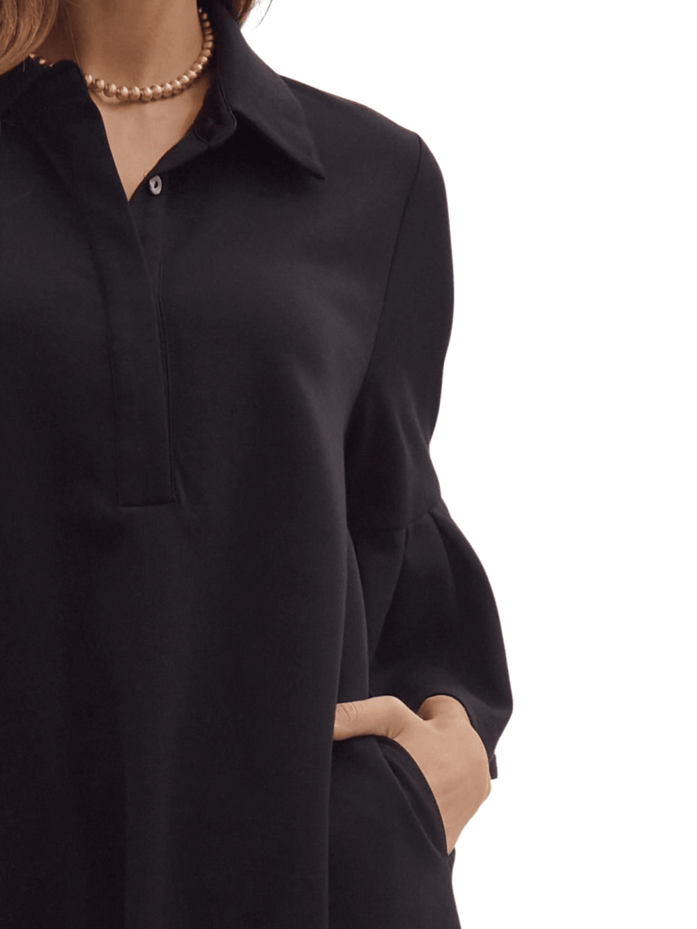 3/4 Sleeve Midi Dress - High Call Outfitters