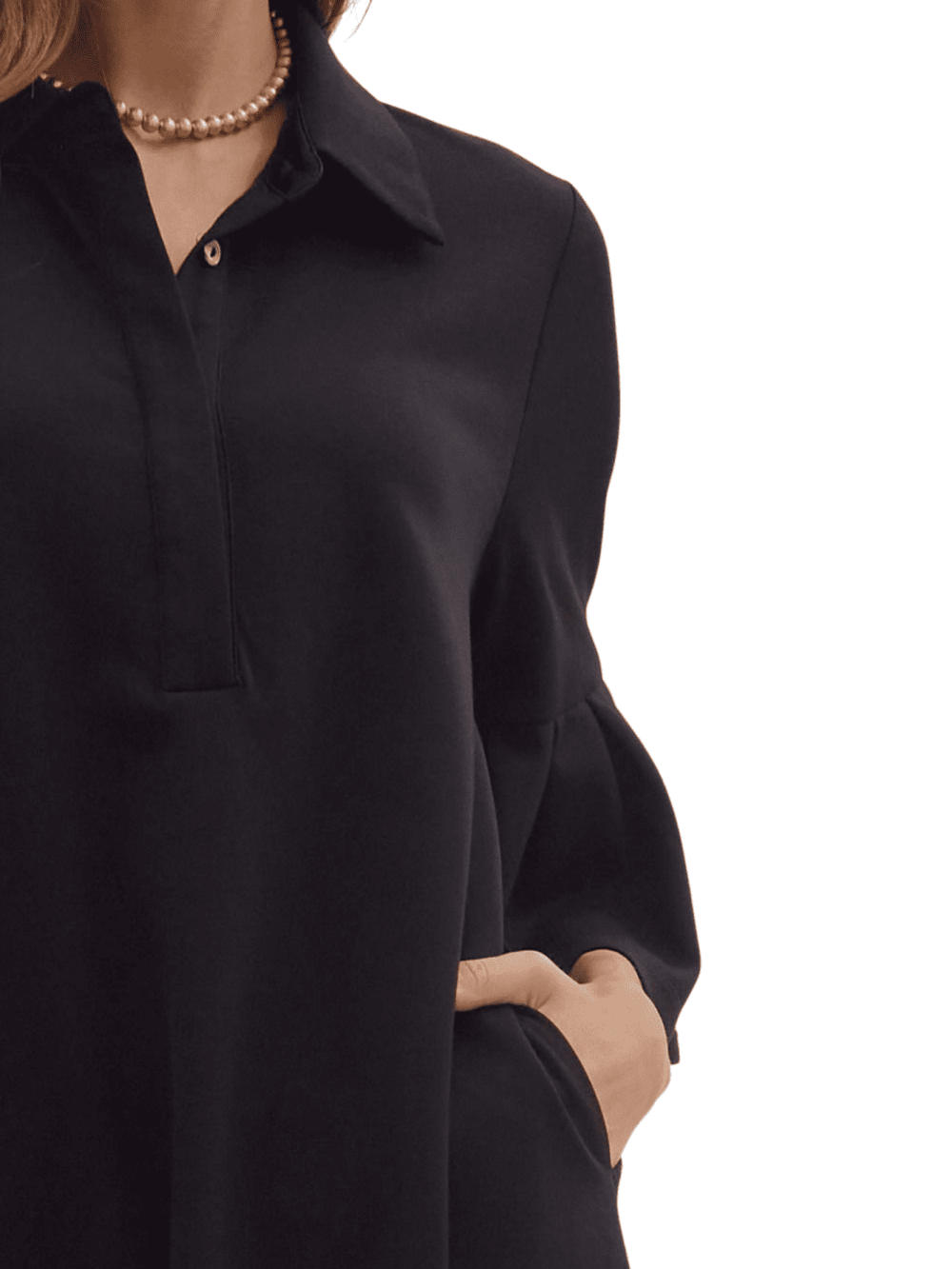 3/4 Sleeve Midi Dress - High Call Outfitters