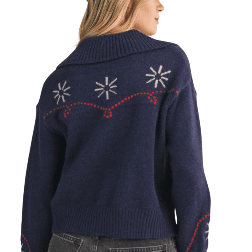 Button Front Western Sweater - High Call Outfitters