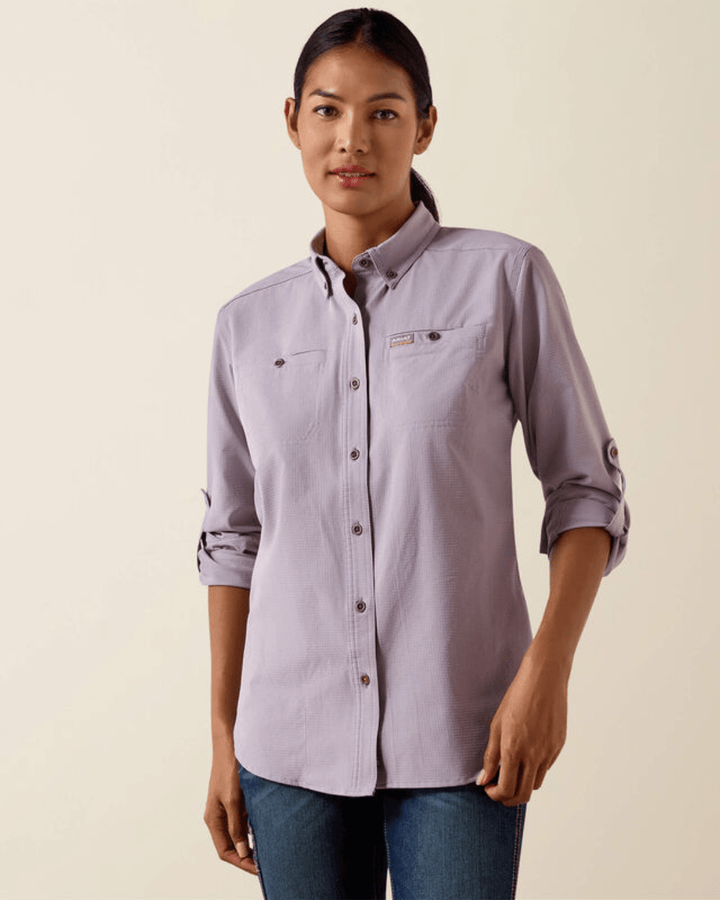 Rebar Made Tough 360 Airflow DuraStretch Work Shirt from Ariat - High Call Outfitters