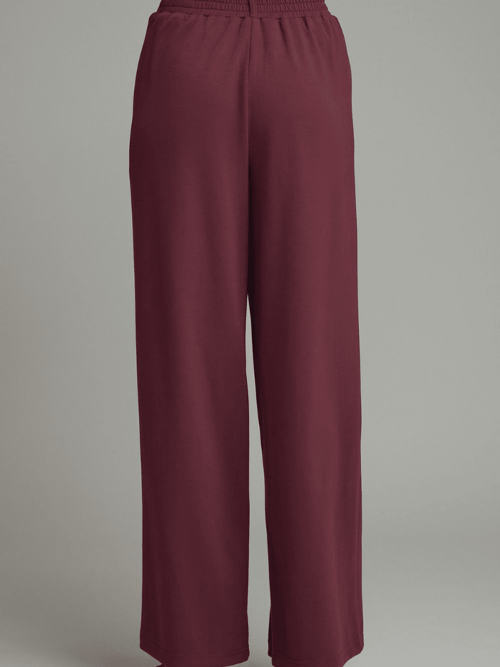Seam Front Knit Pant