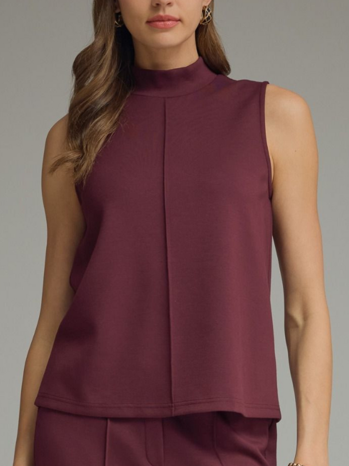 Seamed Front Mock Tank - High Call Outfitters