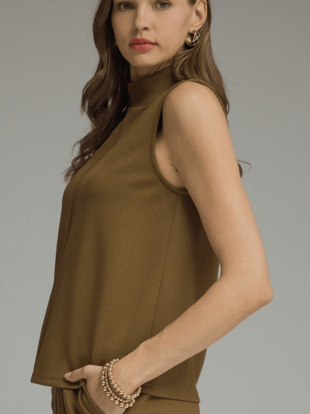 Seamed Front Mock Tank