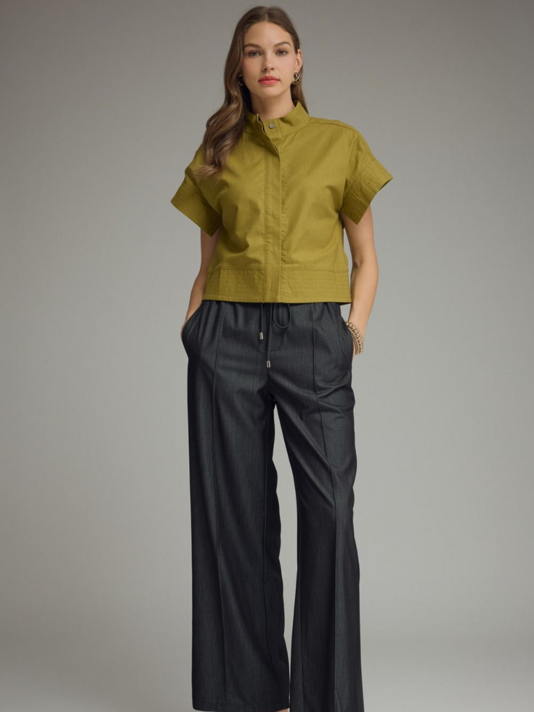 Standing Collar Top