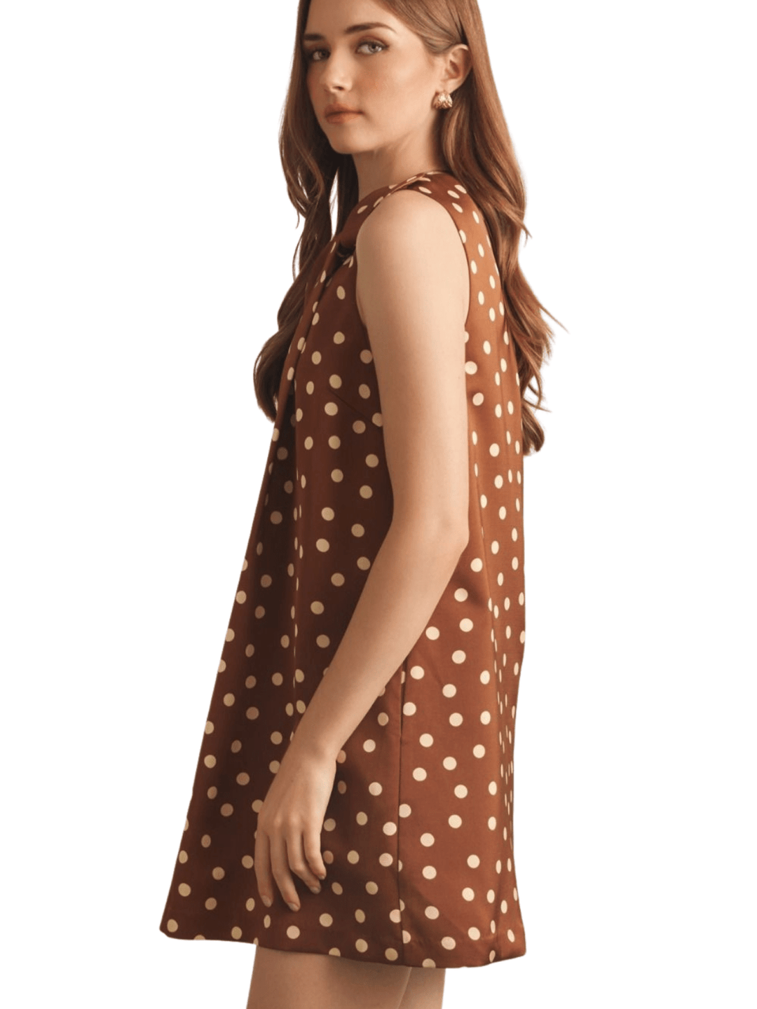 Polka Dot Mini Dress - High Call Outfitters