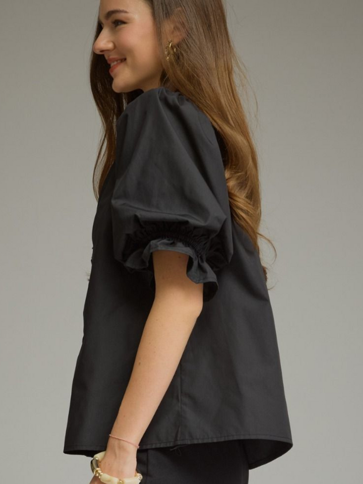 Ruffle Detailed Top - High Call Outfitters