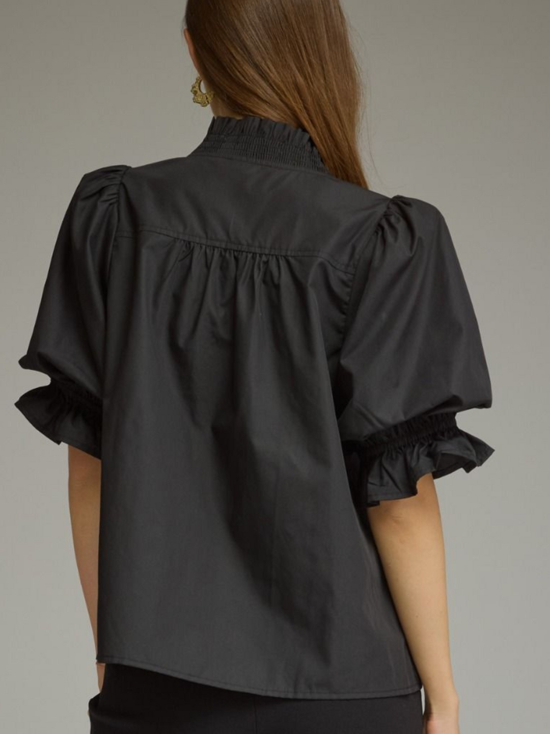 Ruffle Detailed Top - High Call Outfitters